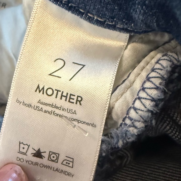 MOTHER The Looker Skinny Jeans Where Is My Mind? Denim Women’s Size 27 - Picture 14 of 16